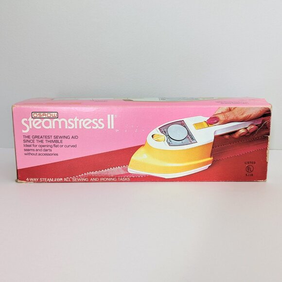 Vintage Osrow Steamstress II Sewing Steam Iron / Travel Iron Model SB-75 - Picture 7 of 11